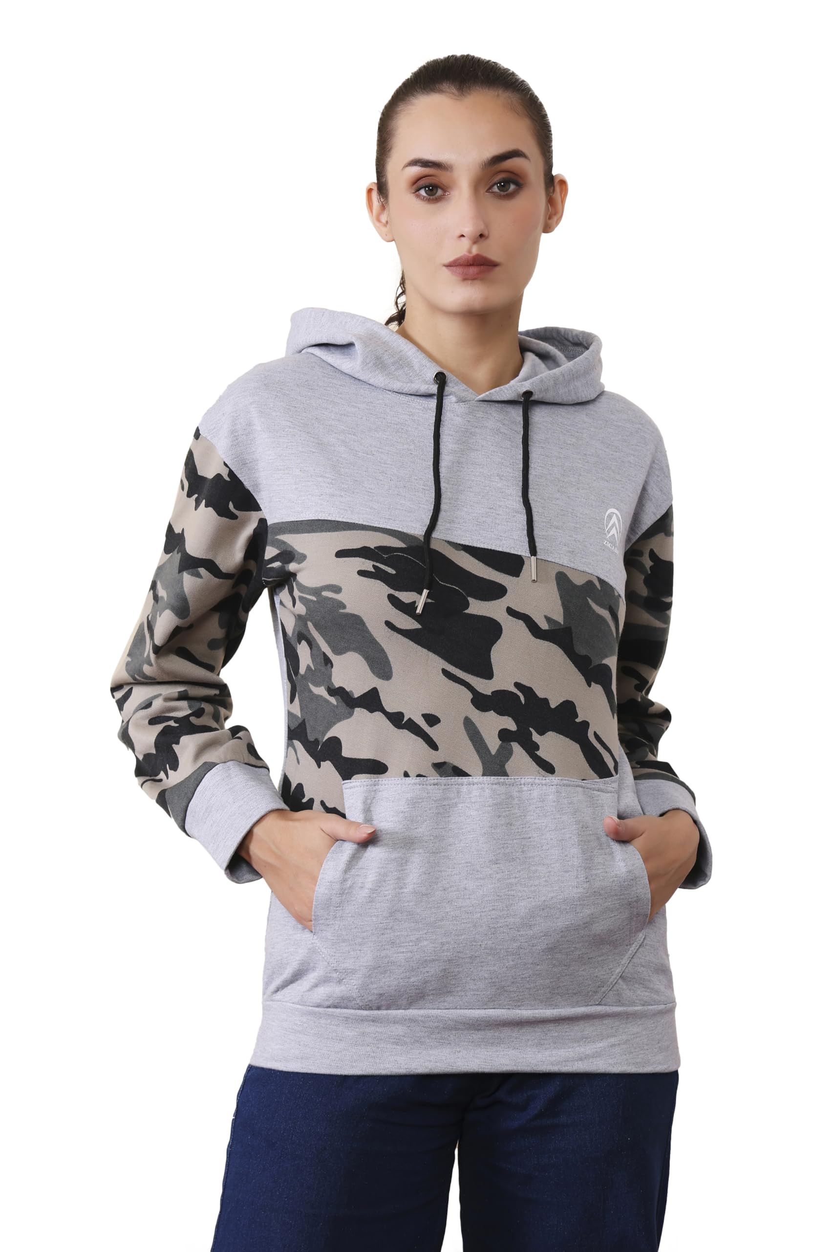 JM Women's Sweatshirts Cotton Regular Fit Hooded Neck with Hoodies, Womens Casual Hoodies Fleece Material Long Sleeves Solid Sweatshirt with Pockets,-picture-46