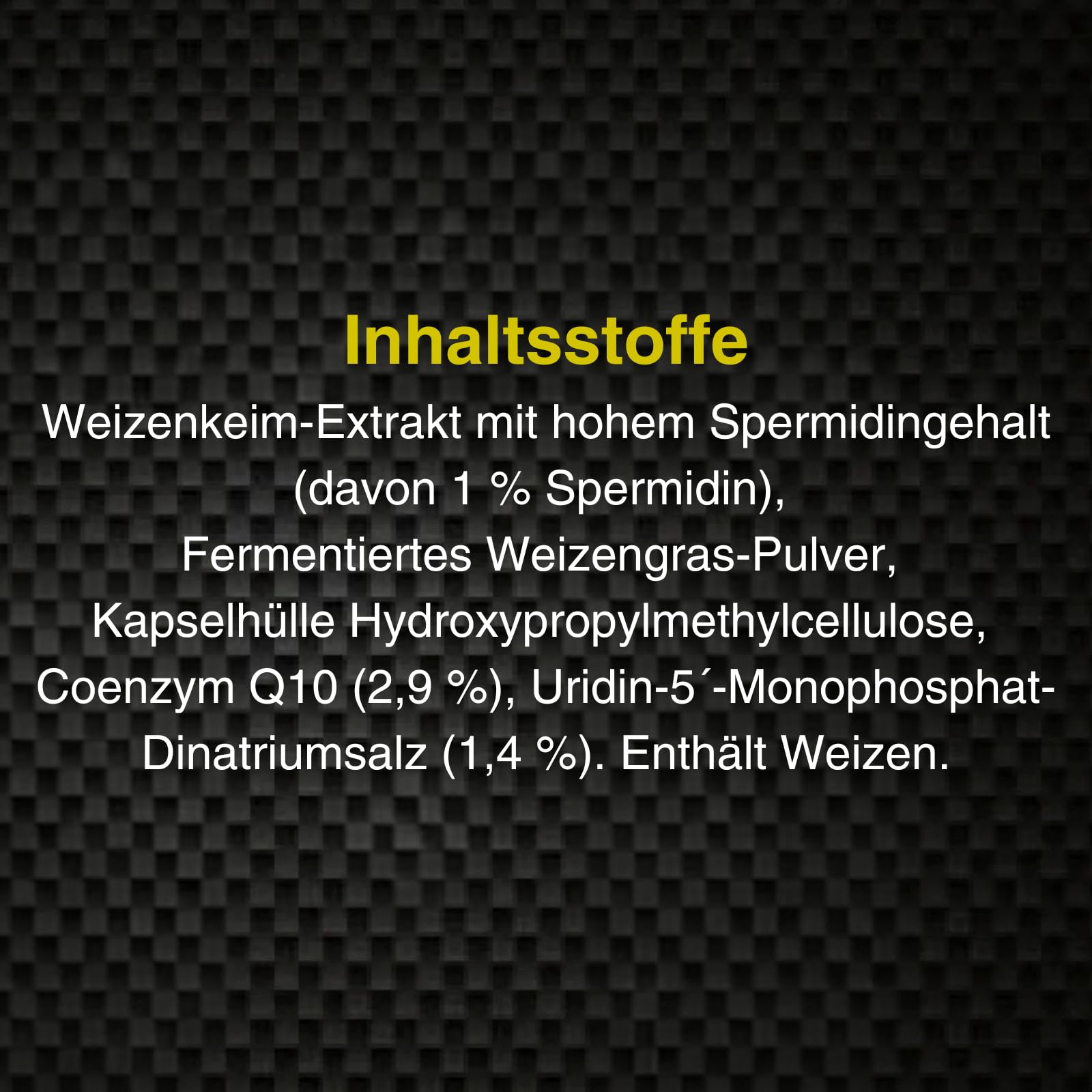 Cellvitura® Spermidin Ultra – Spermidin Kapseln mit Coenzym Q10, Weizenkeimen & Uridinmonophosphat | fermentiert & ohne unnötige Zusätze | 30 Kapseln – 1 Monat Vorrat