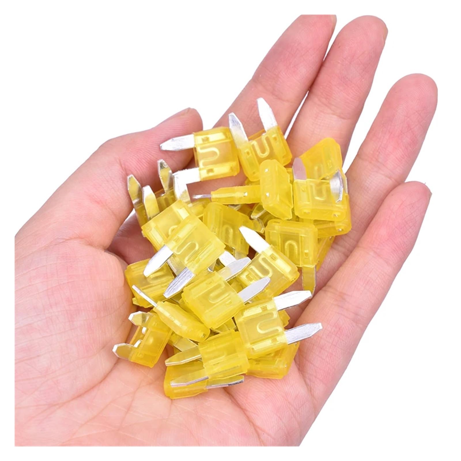 200 Uds Universal 20A pequeño camión automotriz Auto Hoja Tipo Fusible Escamas de Zinc fusibles Surtido Conjunto con Caja Clip Pluma de Prueba