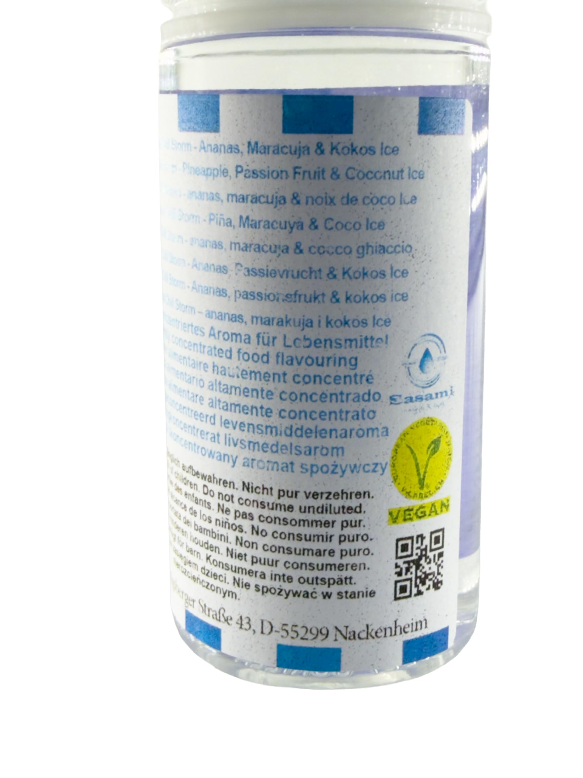 Tropical Chill Storm - ananas, maracuja & cocco ghiaccio aroma concentrato - vegano - Sasami - 100ml