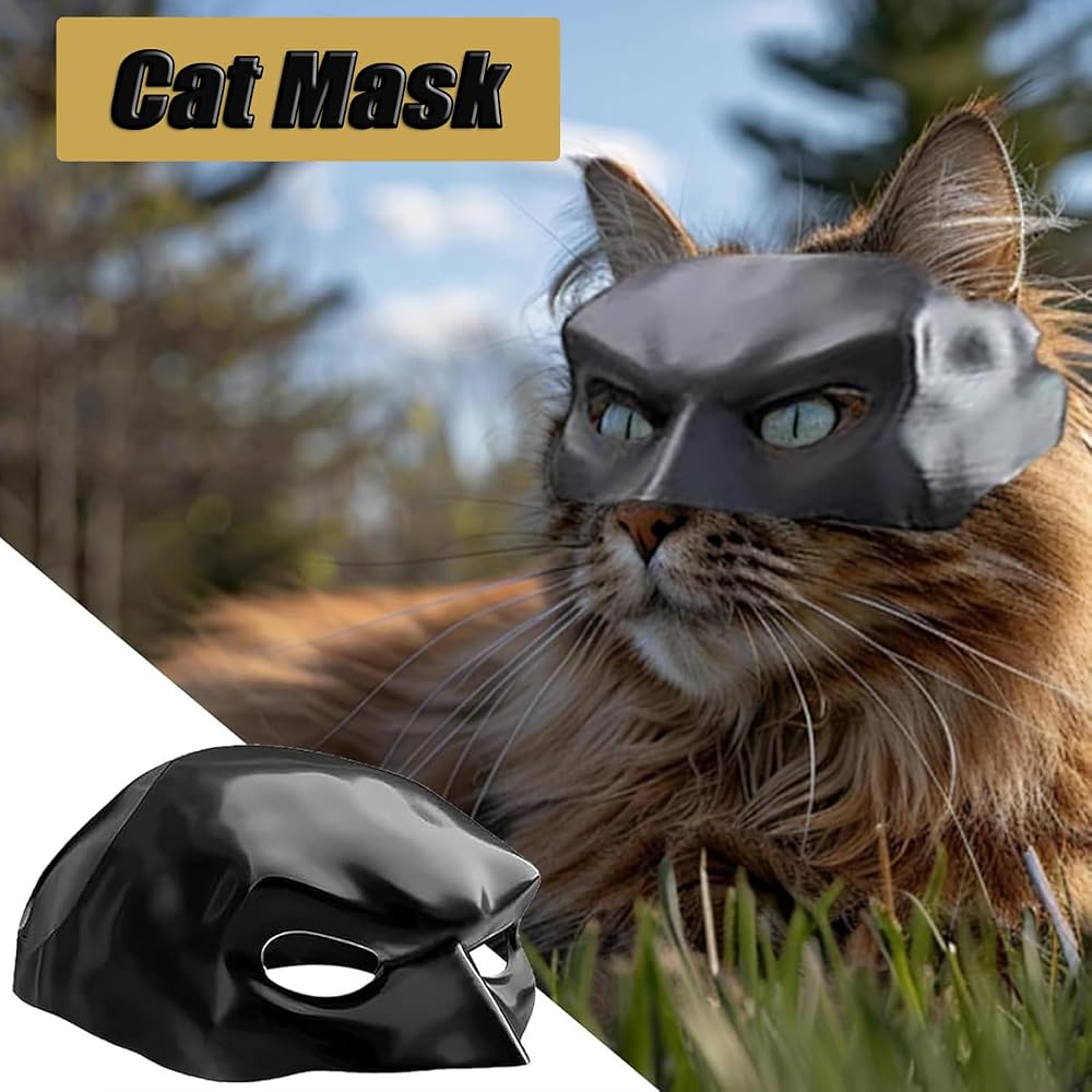 Masque Chauve-souris Pour Chat – Déguisement Halloween – Accessoire Cosplay Mignon – Taille Unique (environ 32 Cm)