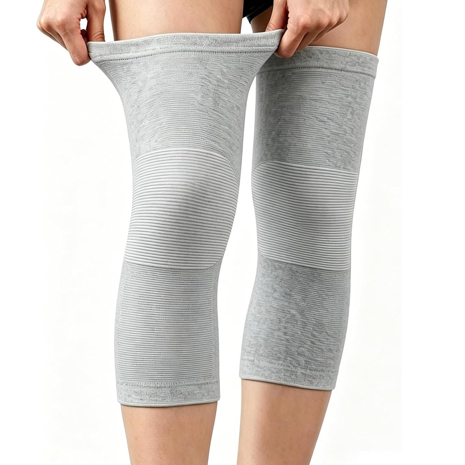 One Compression bambao Knee Sleeve,Knee Brace for Women Men Knee Pain(M)