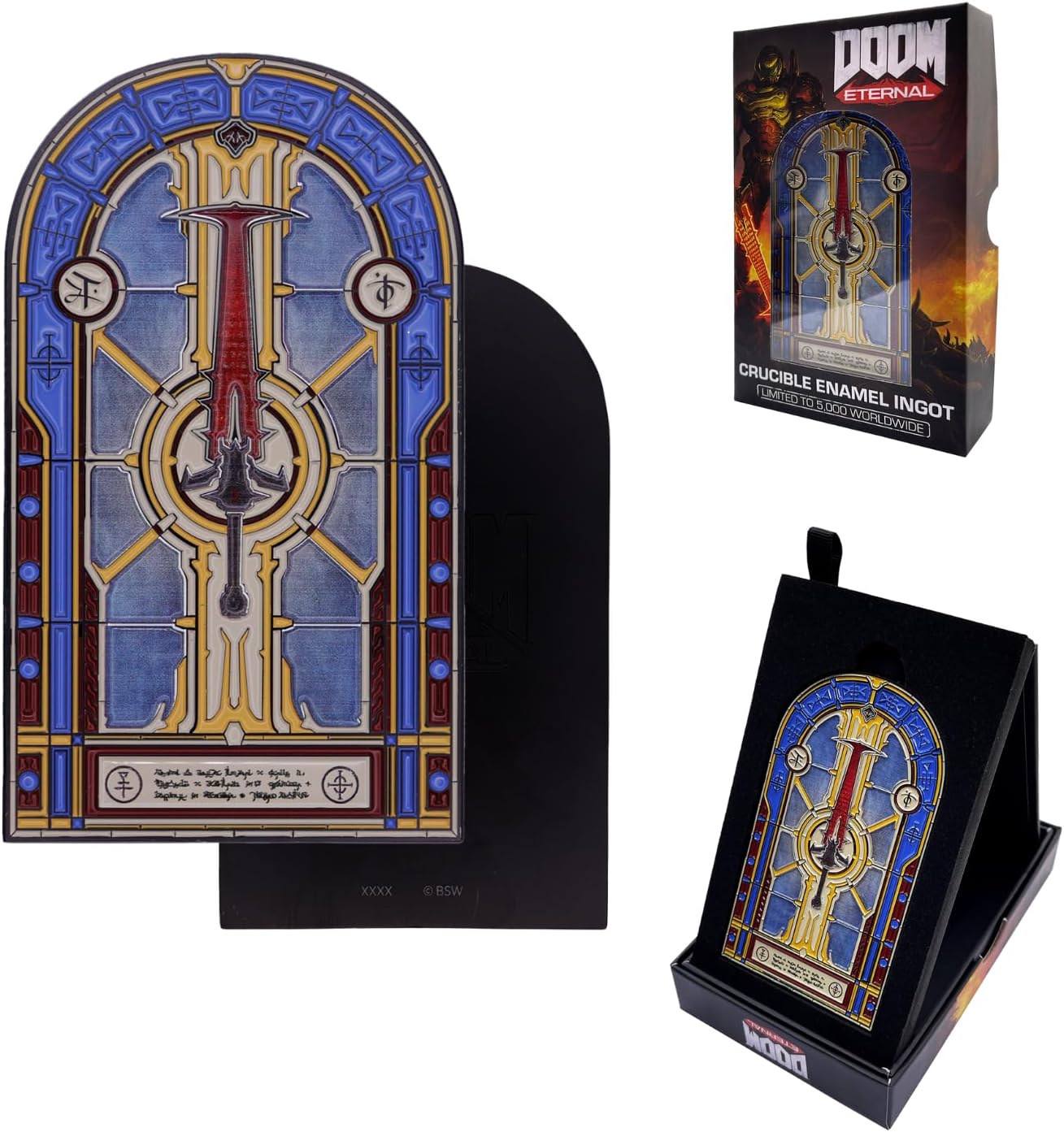 Fanatik Doom 限定版 るつぼ 剣 ステンドグラス ウィンドウインゴット