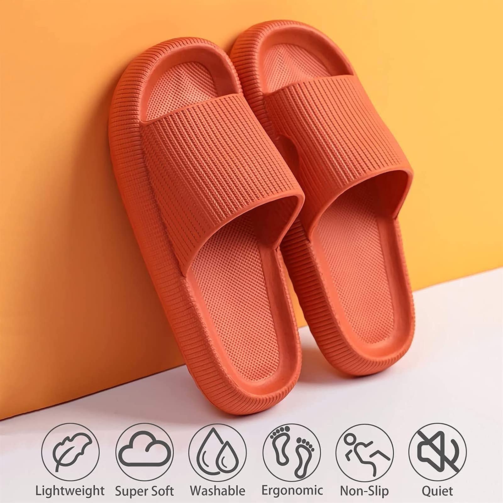 Ciabatte Doccia Antiscivolo Unisex Ad Asciugatura Rapida - Leggere E Impermeabili Per Palestra, Spiaggia, Piscina E Dormitorio (Scegli La Taglia In Più)