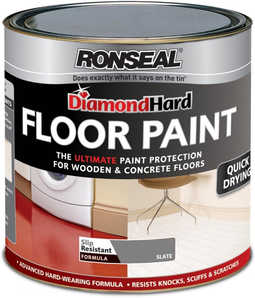 Ronseal Diamond Hard Floor Paint Amazon.co.uk DIY & Tools