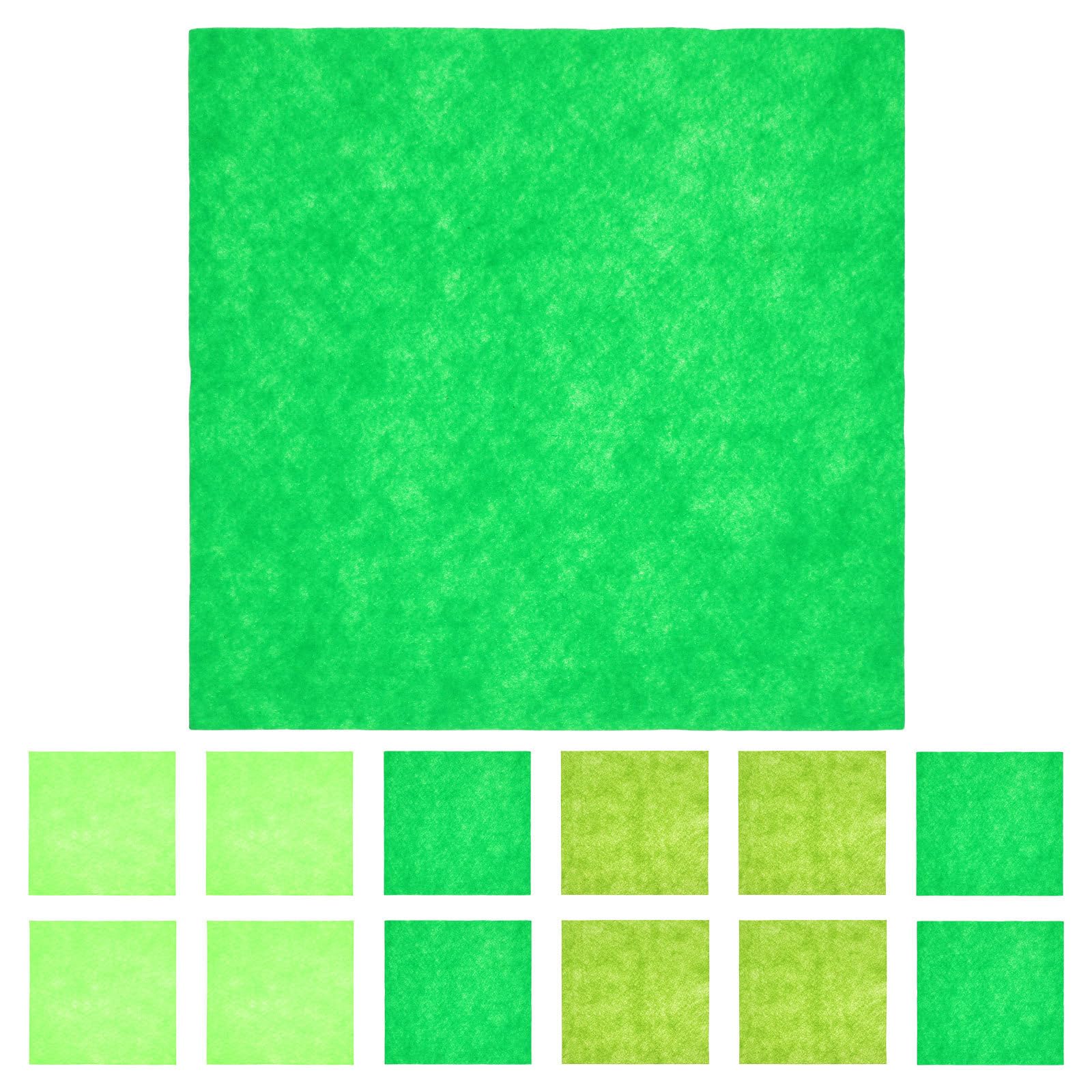 Fieltro verde para manualidades Zerodeko y material resistente de patchwork para proyectos DIY