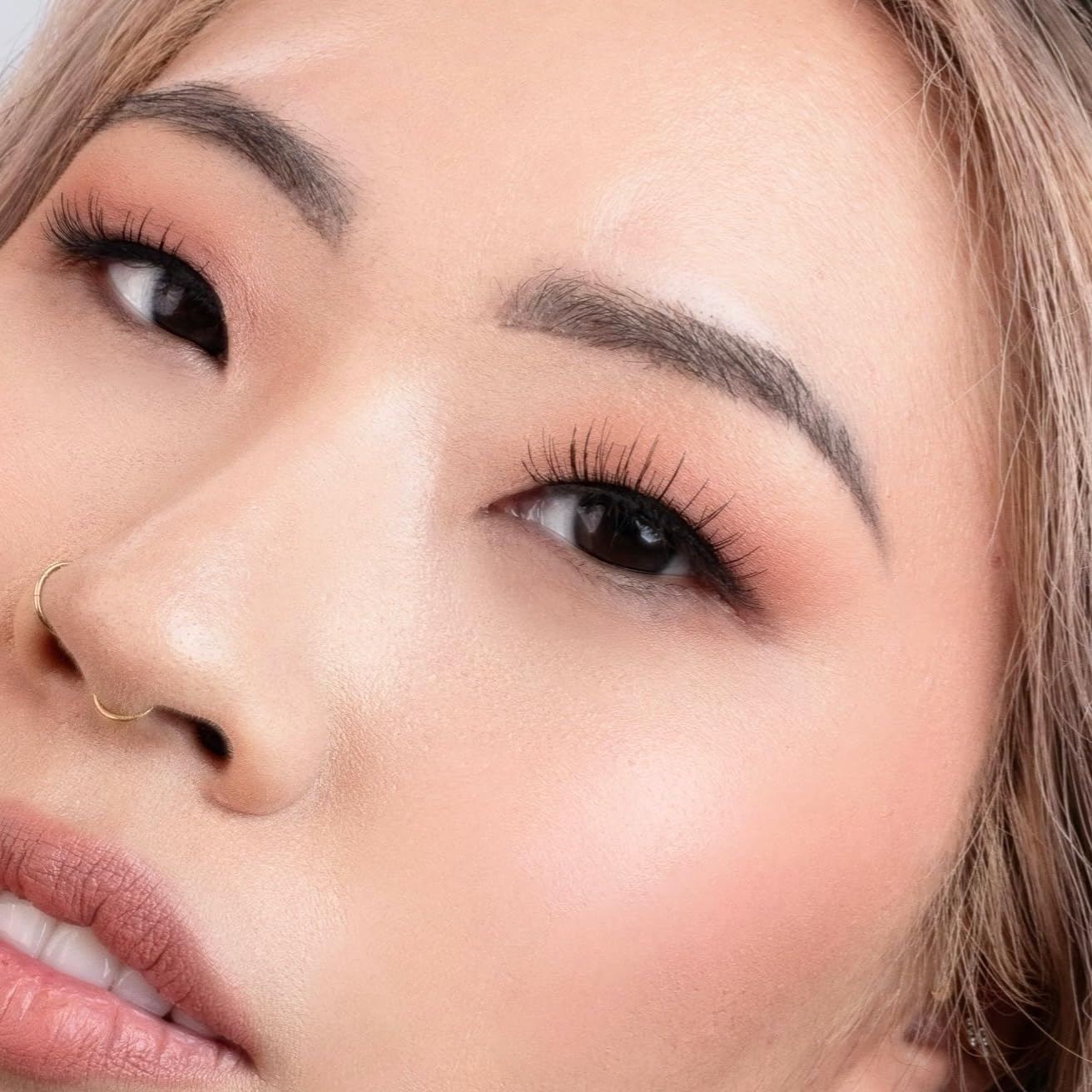 False Lashes for Monolids - Natural Eyelid Lifting Strip Eyelashes - Best Lashes for Asian Eyes - Small Style Light Volume - Hannah Cho Beauty