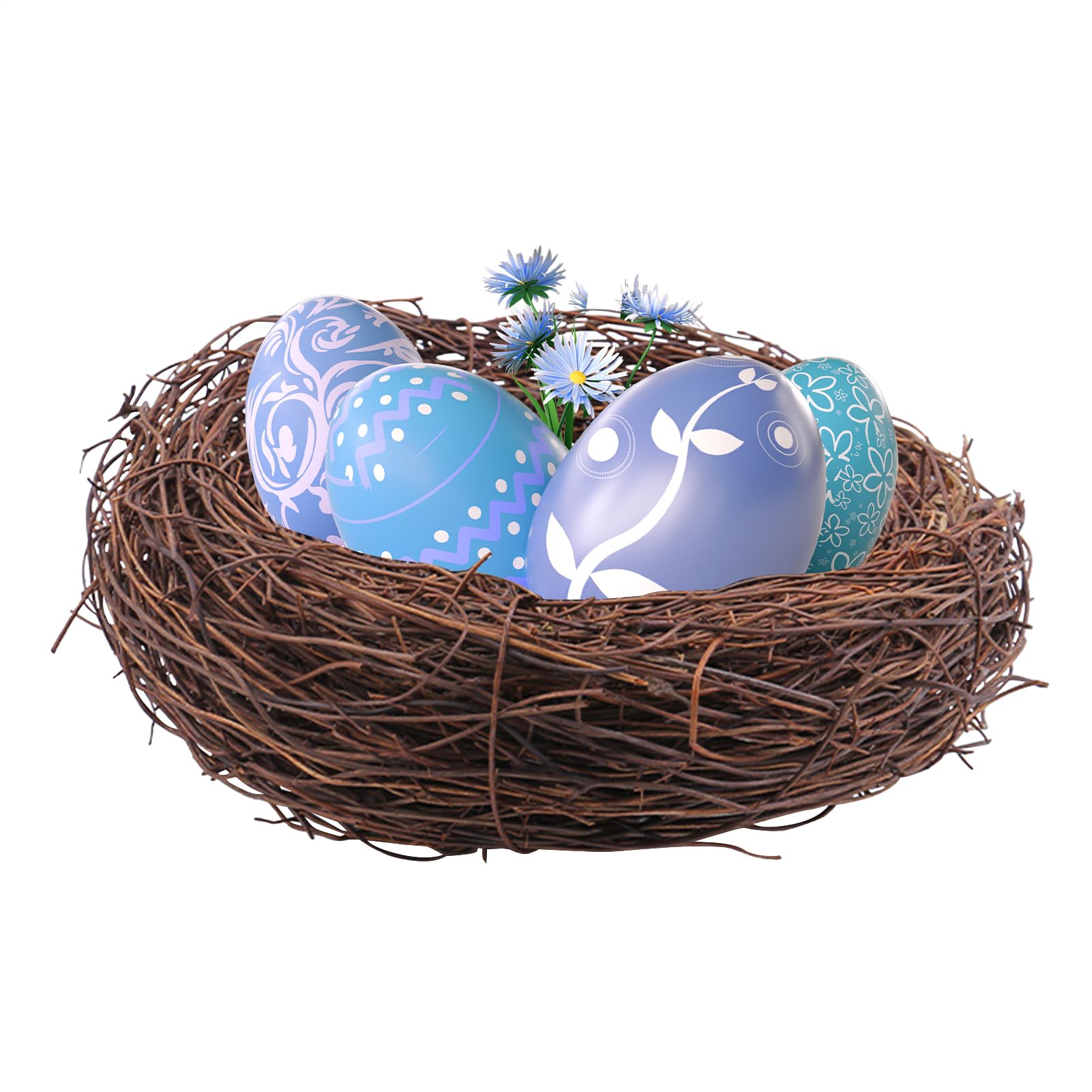 Bird Nest - Easter Artificial Nest, Warm Breathable Decorative Bird House with Realistic Design, Perfect for Home, Window Display, Woodlands Decor, Seasonal Crafts and Holiday Decorations
