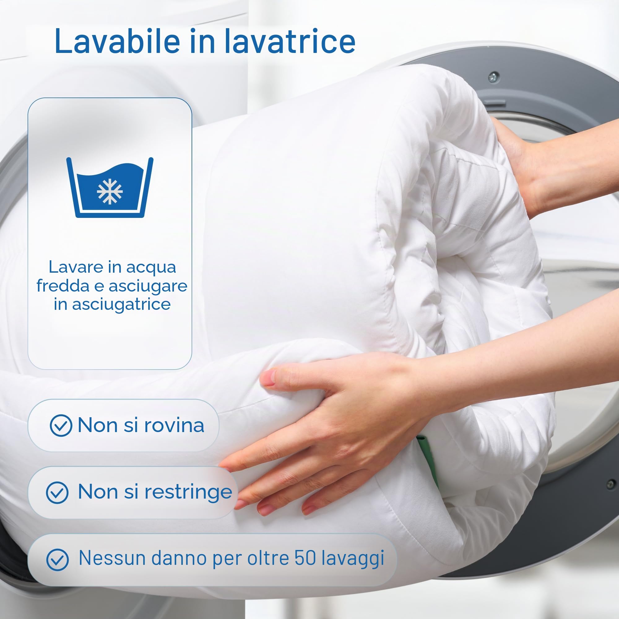 Niagara Sleep Solution - Micro coprimaterasso con gonna, piatto, doppio