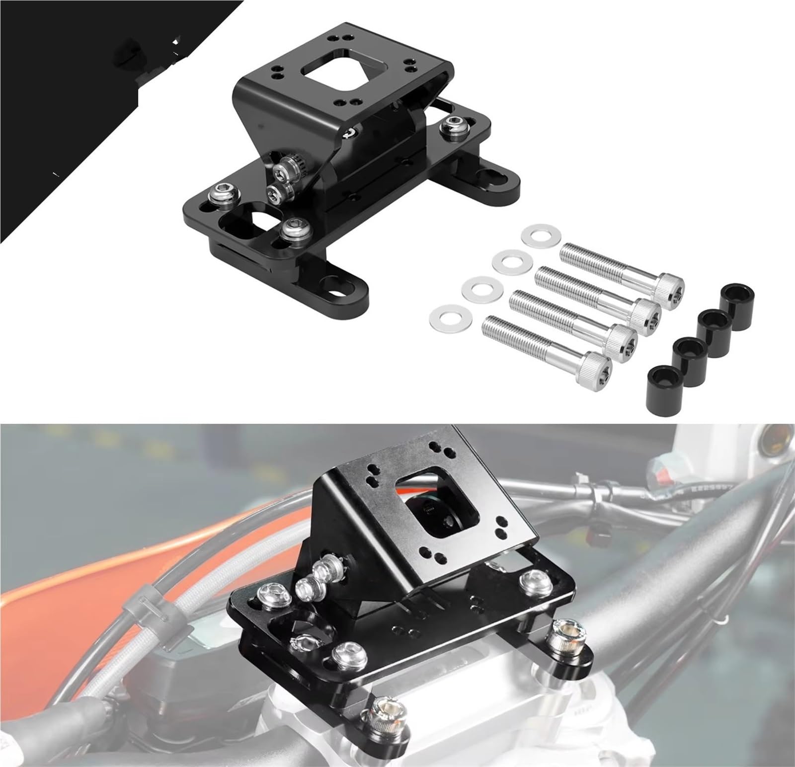 Soporte Navegación Placa Navegación Motocicleta para Soporte para CR para CRF CRFX 125 250 450 para África para Twin 1000/1100 Kit Montaje GPS para Teléfono Ajustable