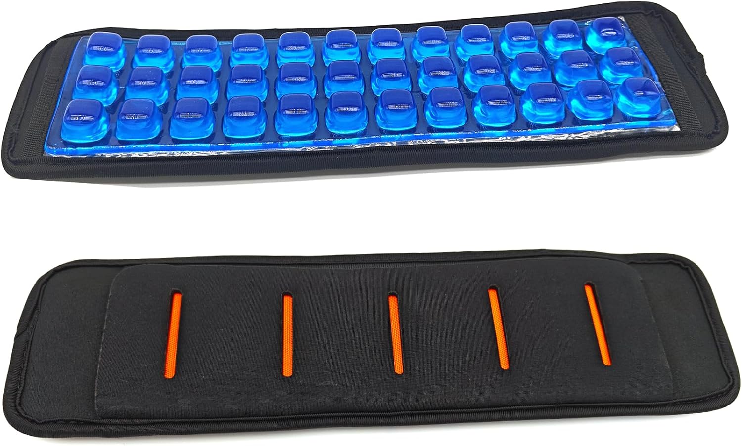 2Pcs 3D Gel Backpack Strap Pads, Universal Soft Thick Shoulder Strap Pad, Detachable Breathable Comfort Bag Cushion for Relieving Shoulder Pain