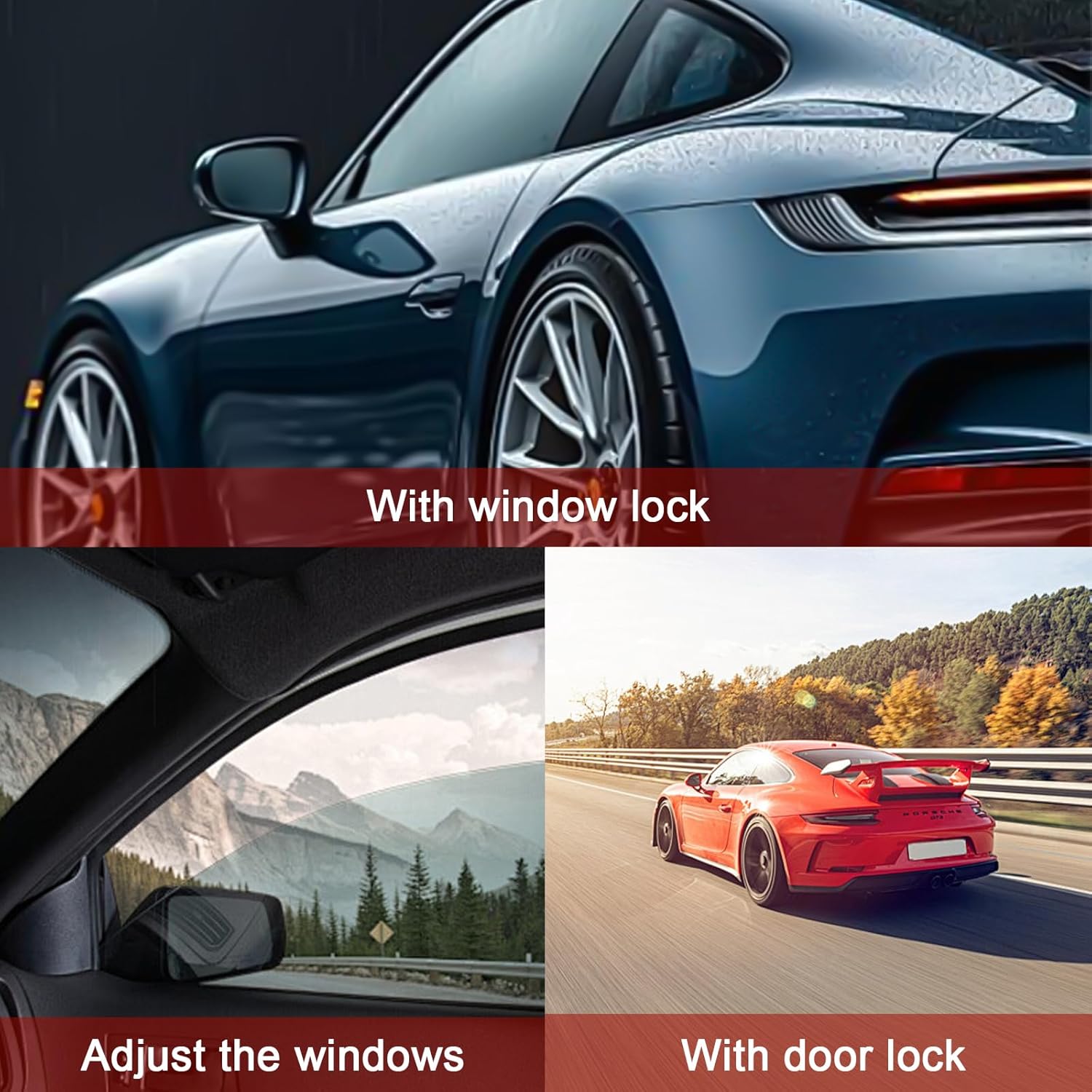 22968506, 20945129 Window Master Switch, Black Bezel, Mirror, & Lock Assembly Fit for for 2010-2013 Silverado & GMC Sierra (Without Power Folding Mirrors, Crew, Extended Cab)