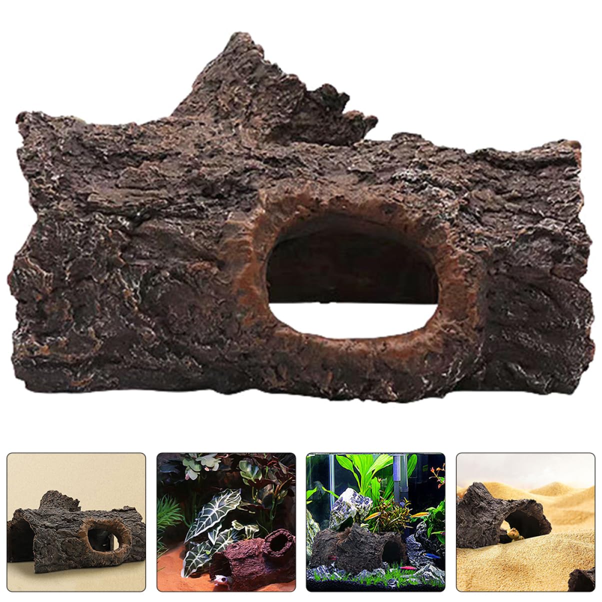 Happyyami Hohe Aquarium-Dekorationen Realistische Fischtank-felsen Fischversteckhöhle Für Große Tanks Aquarium-zubehör