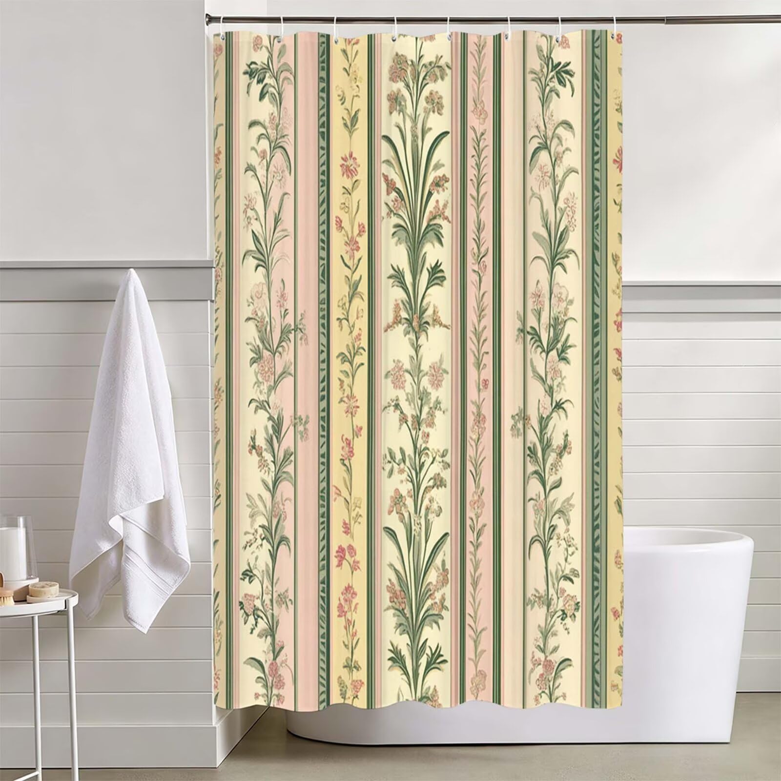 Rideau de Douche Rose, Rideau Douche 240x200cm D-557