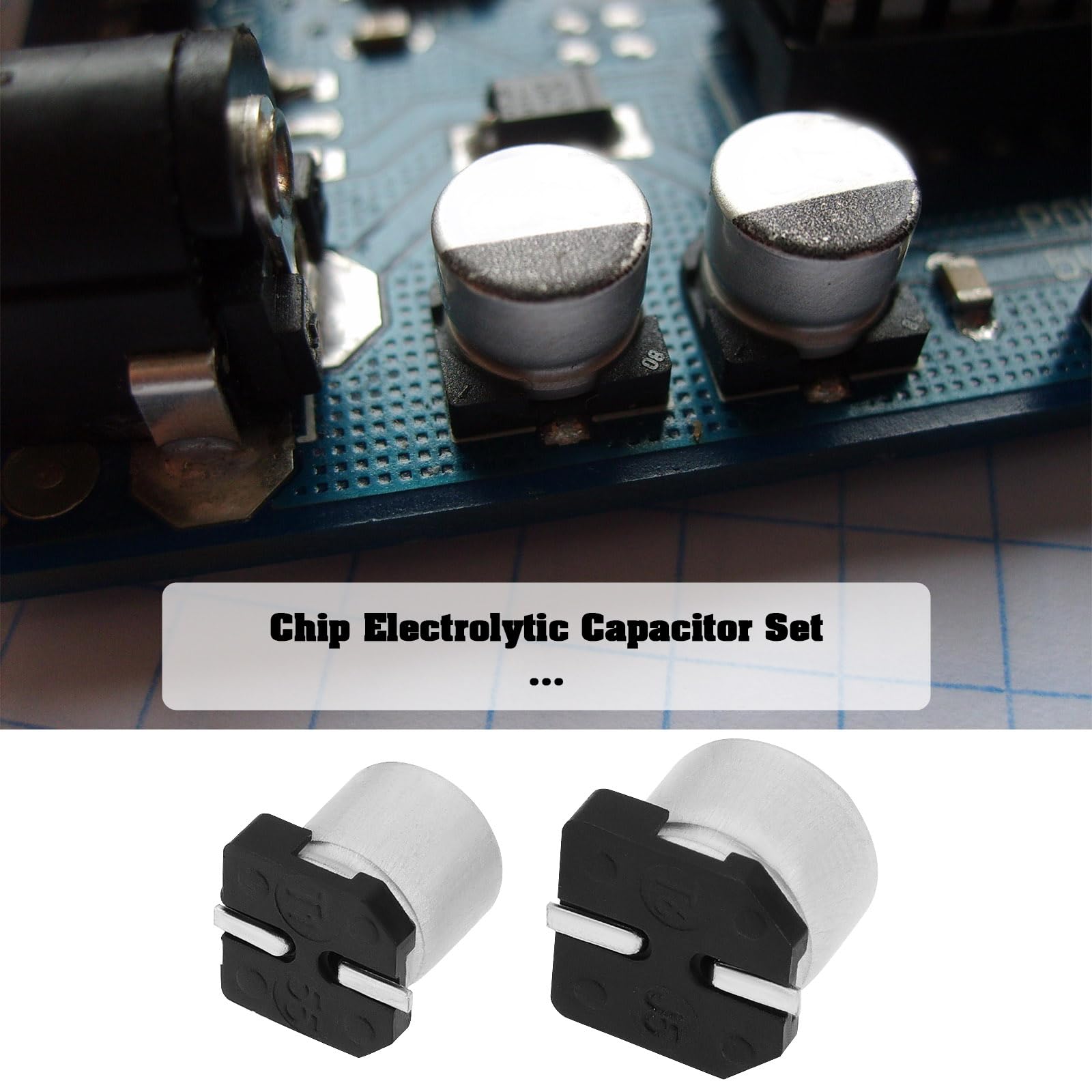 Juego de tapas de condensador de reparación 220uf 10V, 47uf 16V, 100uf 16V, 7uf 10V compatible con Nintendo compatible con GameCube Optical DVD Disc Drive PCB Board