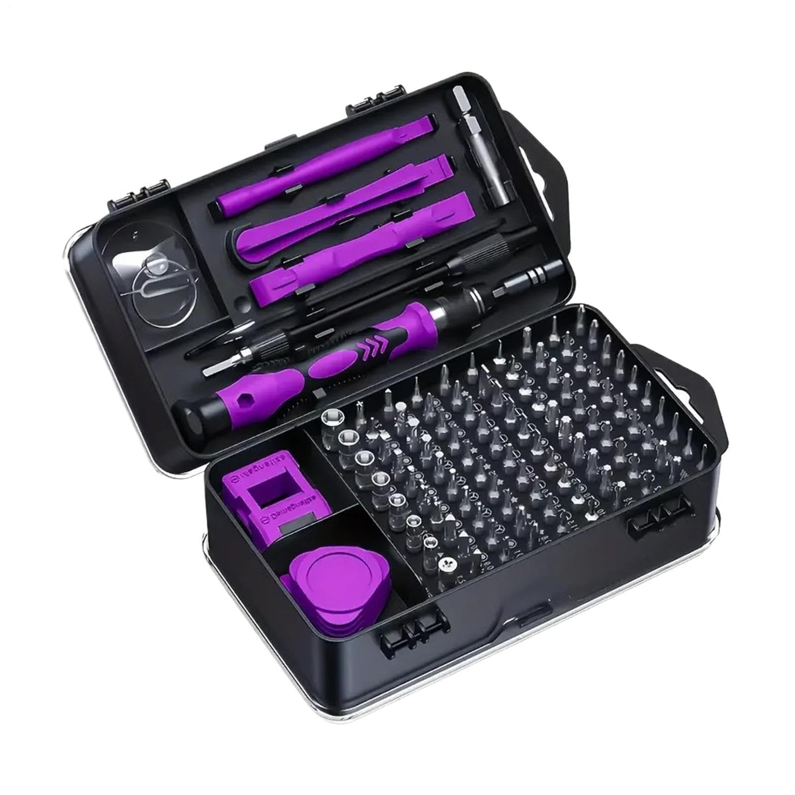 Juego De Destornilladores Para Electrónica Kit de 115 Puntas de | Juego De Destornilladores De Mantenimiento para Electrónica, Relojes, Gafas, Portátiles, Teléfonos, PC, Hogar,