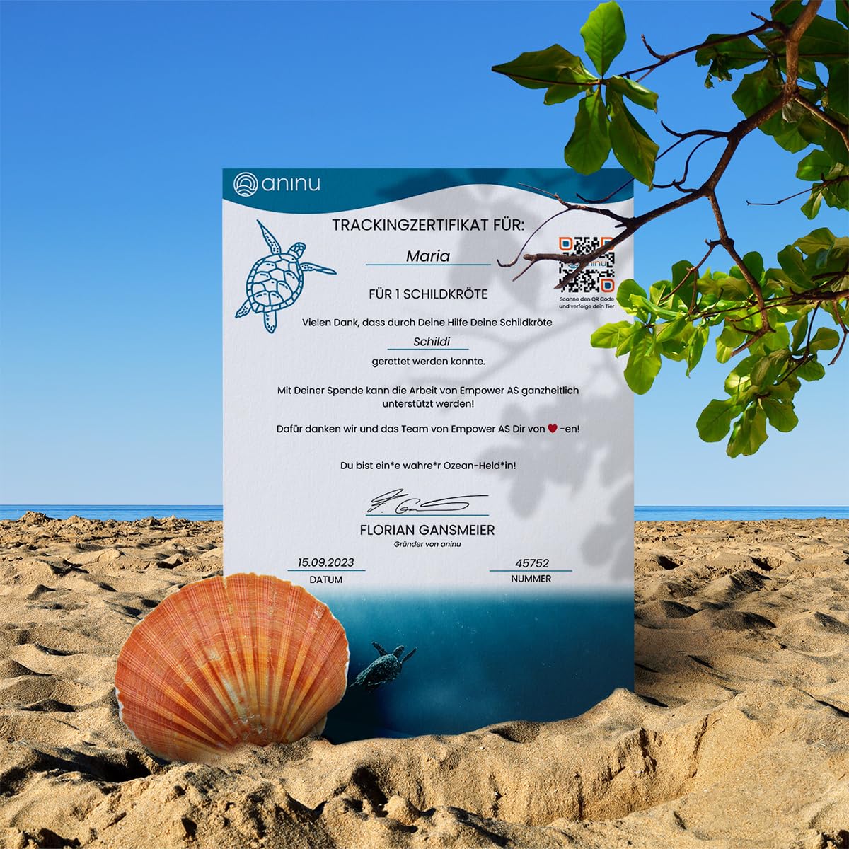 Turtles żółw ze srebra próby 925 z GPS Live Tracking + aplikacja – kolczyki damskie na chrzciny, dla dziewcząt, kobiet, prezent, 2,5 x 2,5 cm, srebro wysokiej próby 925, opal
