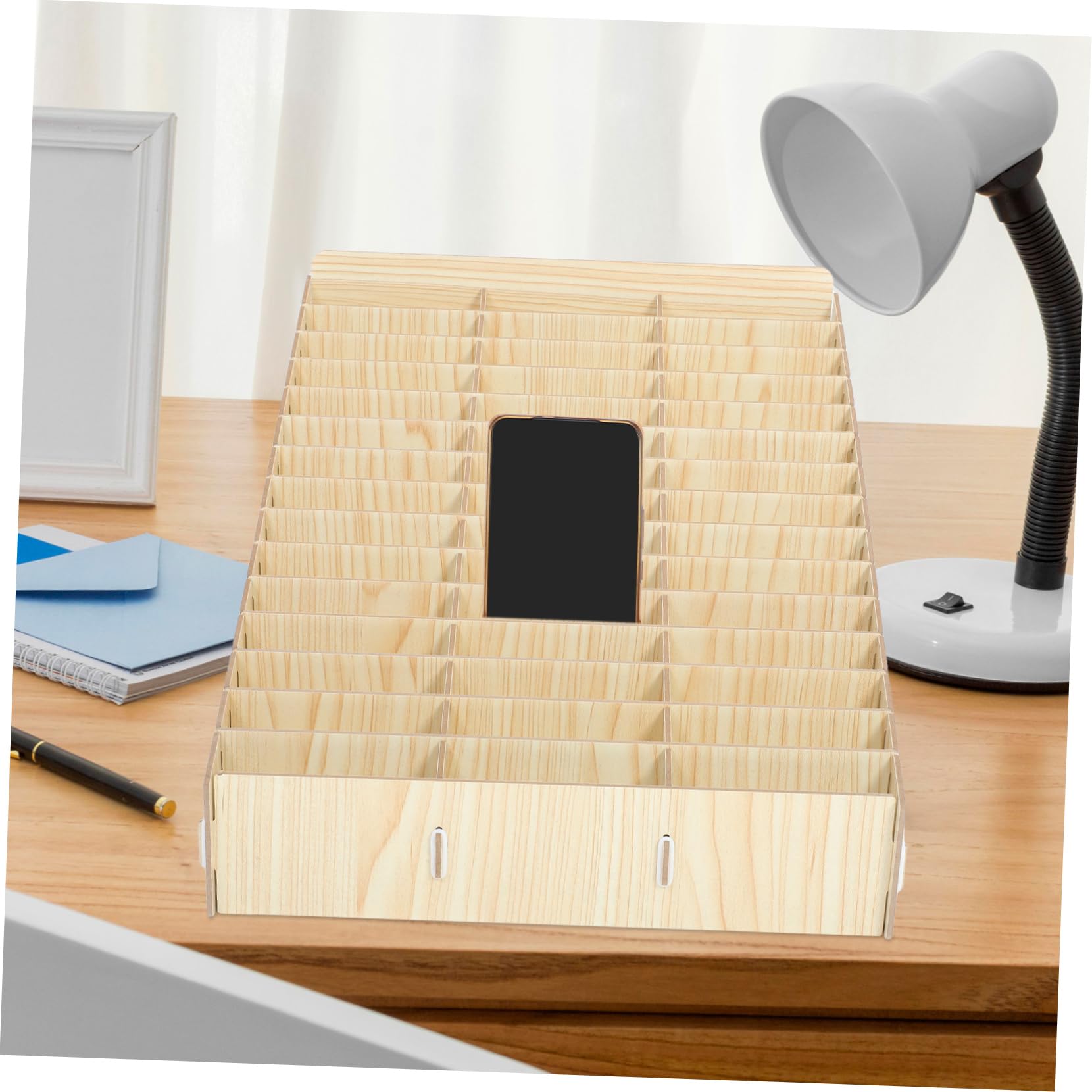 Scatola Organizer per Cellulare Scomparti Telefonini per Ufficio e Scuola Facile Assemblaggio e Portatile
