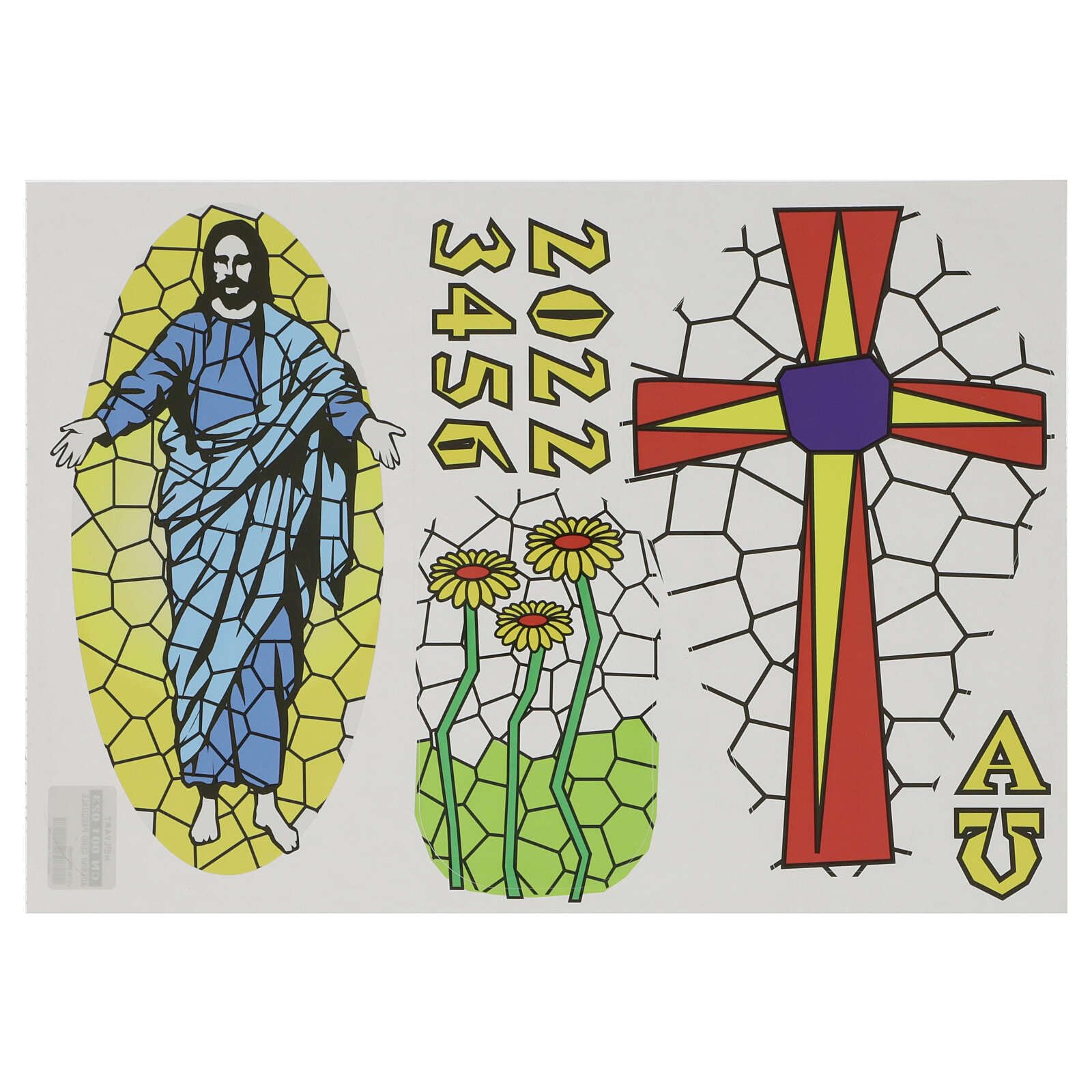 Holyart Stickers for Paschal Candle, Set E.