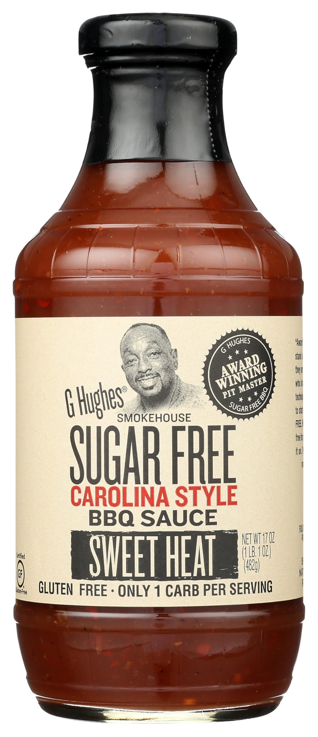 G Hughes Sugar Free BBQ Sauce 490g