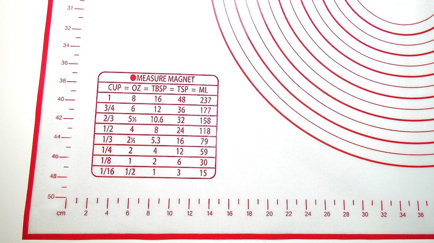 Silicone Mat 60 x 80 cm Dough Mat Baking Mat XXL Non-Stick Mat
