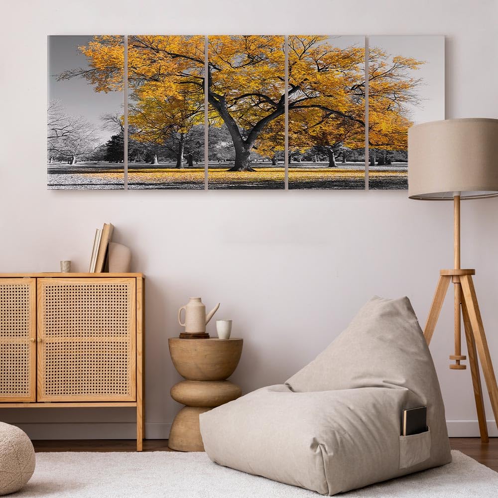 murando - Quadro Foglia 80x120 cm 1 Pezzo Stampa su Tela Strutturata XXL Quadri Moderni Murale Arte Moderno Grafica Decorazioni da Parete Pittura