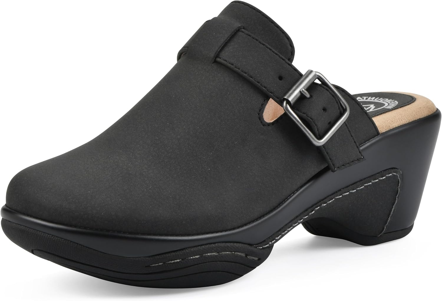 White Mountain Women's Viewed Heeled Clog