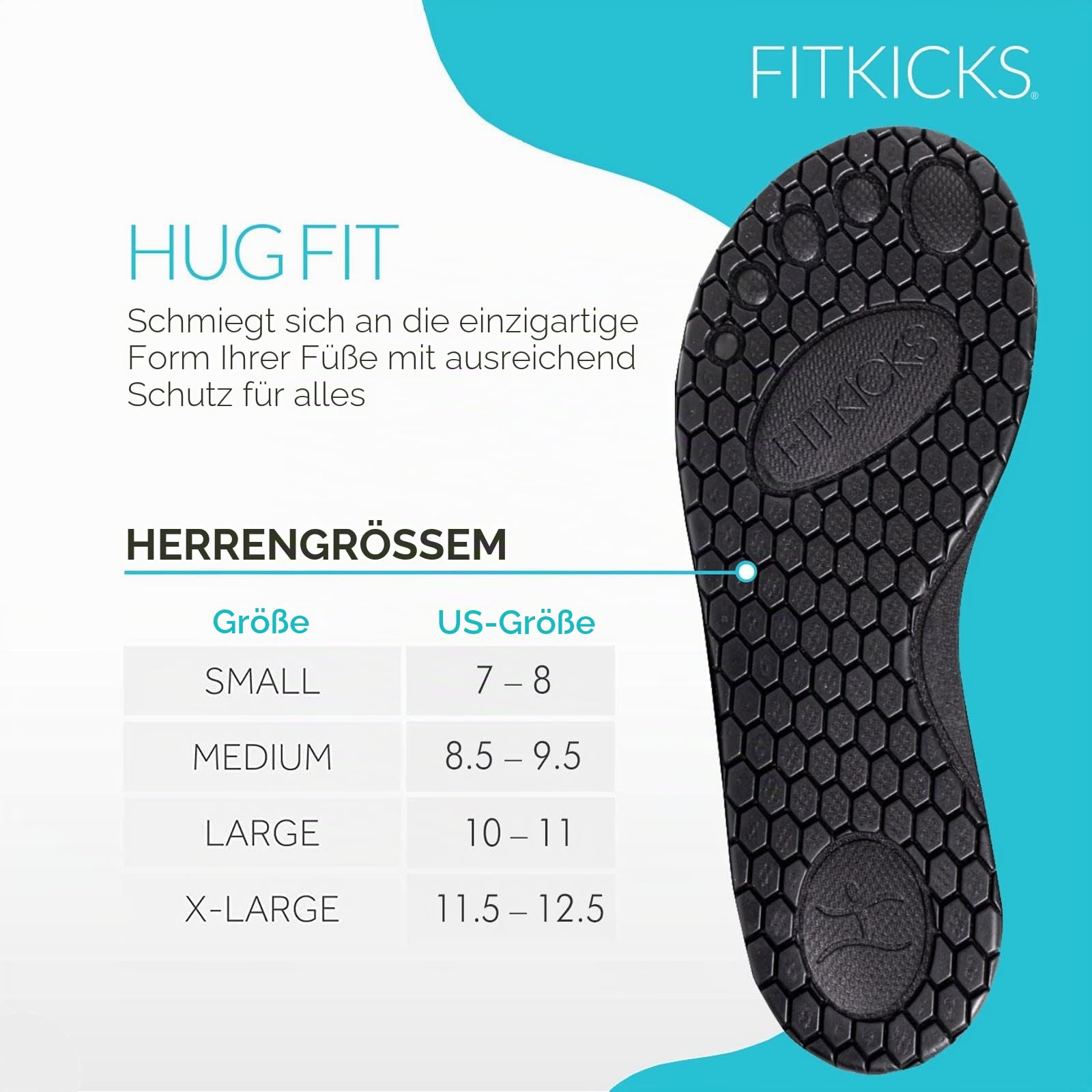 FITKICKS Active Herren Footwear Faltbare Wasserschuhe