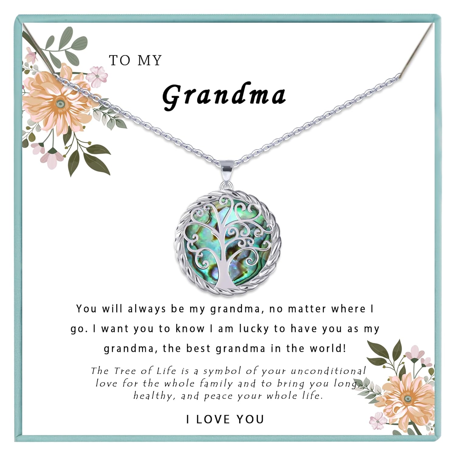 Generations necklace for grandma top