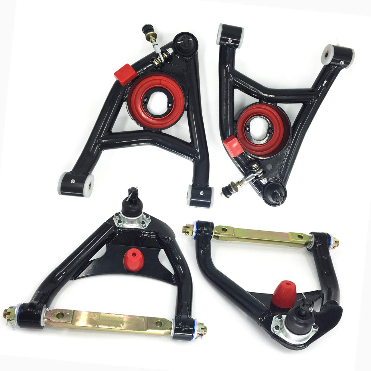 Suspension Upper & Lower Tubular Control Arms Set Fits 1964 1965 1966