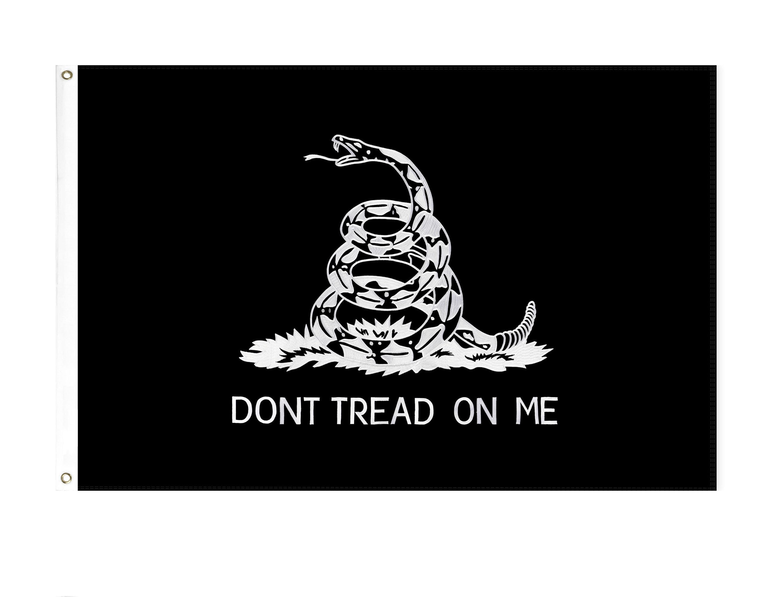 Dont Tread On Me Black Flag