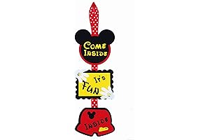 Enliven Your Celebrations with the Mickey Mouse Birthday Door Sign!