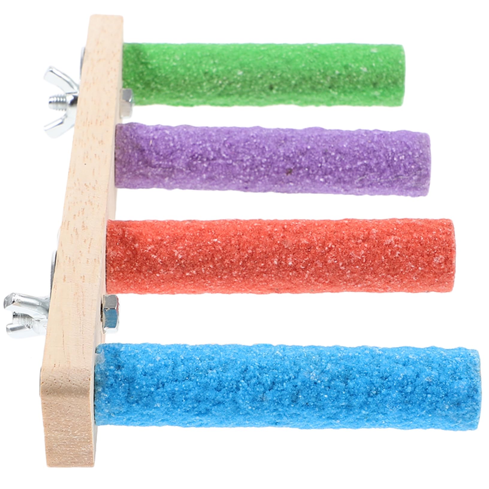 HAPINARY Bird Ladder for Parrots Wooden Climbing Toy Bird Cage Accessory Fun for