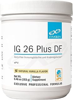 XYMOGEN IG 26 Plus DF - Dairy-Free Immunoglobulin Powder for Intestinal & Immune System Support - Hyperimmune Egg-Derived Immunoglobulins - 30 Servings