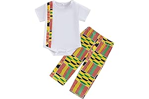 Kente Dashiki Baby Juneteenth Onesie