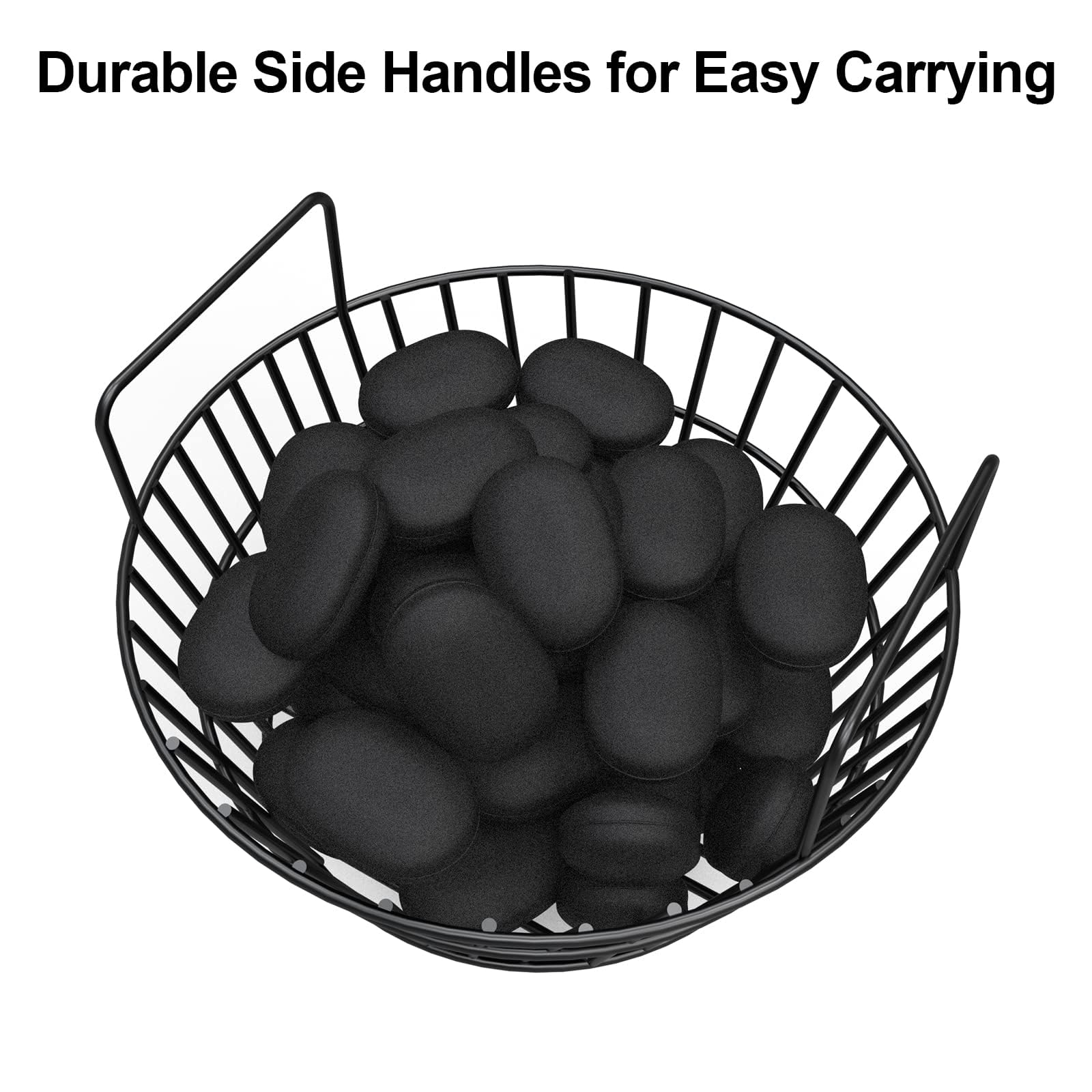 Skyflame Panier à Charbon Inox – 35,6 Cm – Compatible Kamado Joe, BGE, Pit Boss, Louisiana