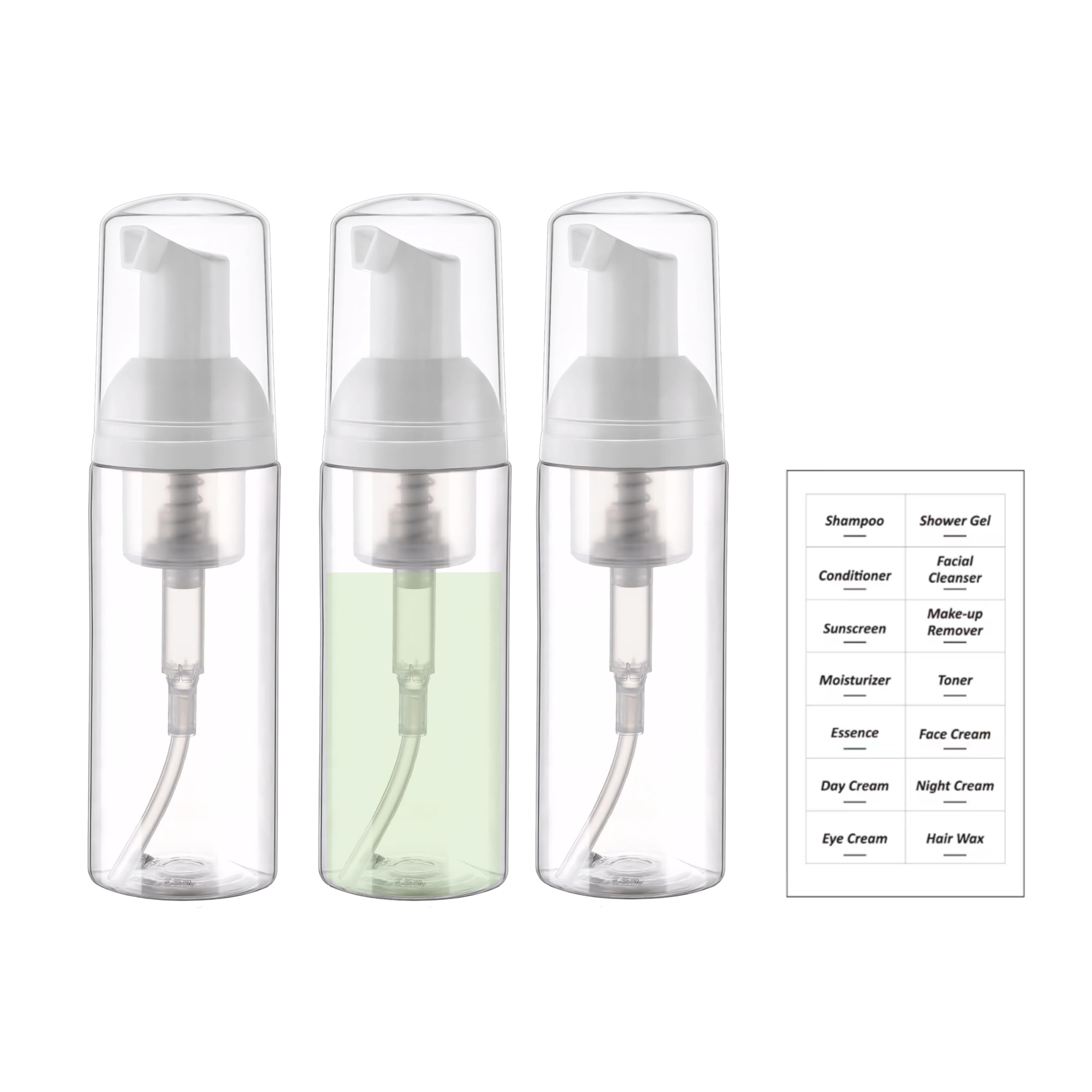 Amazon.co.jp: EDITBYLIBRA 泡ポンプボトル 60ml 3個セット 詰め替え 