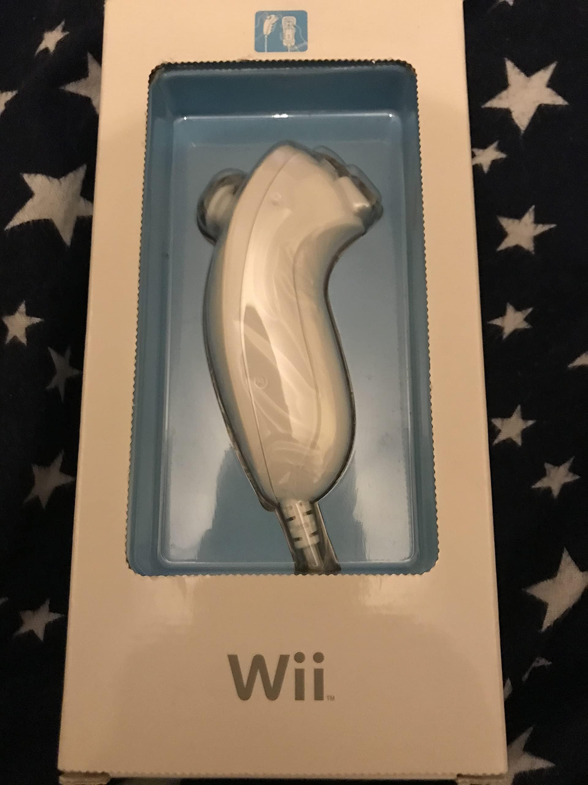 Official Nintendo Wii Nunchuk Controller White Genuine