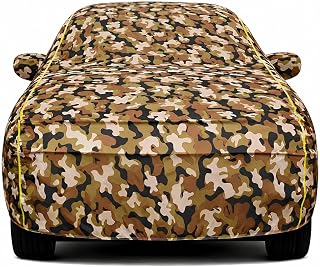 Magic 6-Layer 100% Waterproof Custom Fit Car Cover for Kiiaa Carens (All Models) Army | UV, Heat, Rain, Dust & Scratch Res... Price In India