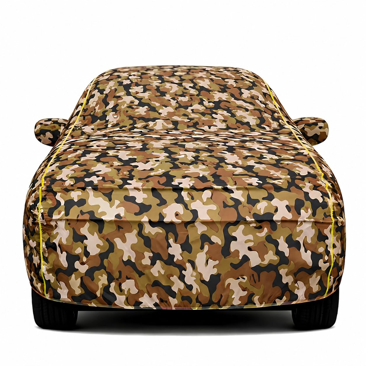 Magic 6-Layer 100% Waterproof Custom Fit Car Cover for Kiiaa Carens (All Models) Army | UV, Heat, Rain, Dust & Scratch Res...