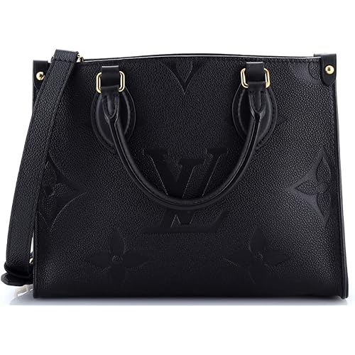 Louis Vuitton, Pre-Loved OnTheGo Tote Monogram Empreinte Giant PM, Black