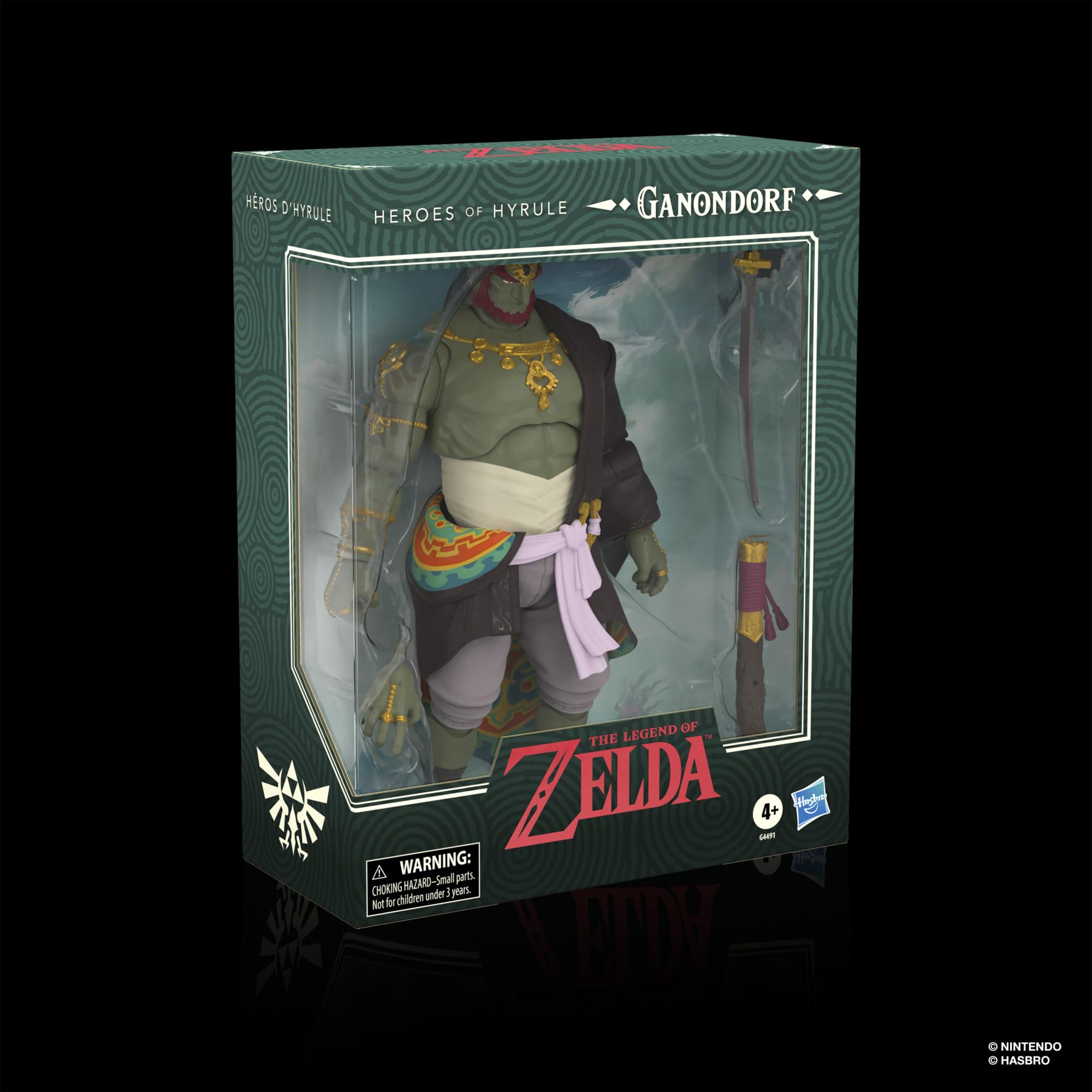 The Legend Of Zelda: Heroes of Hyrule Ganondorf, Tears of the Kingdom, action figure da collezione deluxe da 15 cm