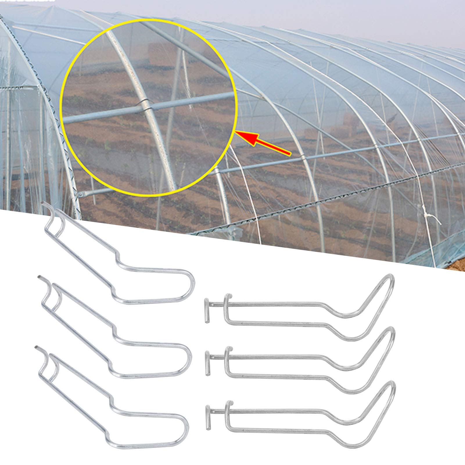 30 Piece Stainless Steel Factory Support Spring Clamp Greenhouse Spring Fixing Clamps for Home Garden(1#) - Image 2