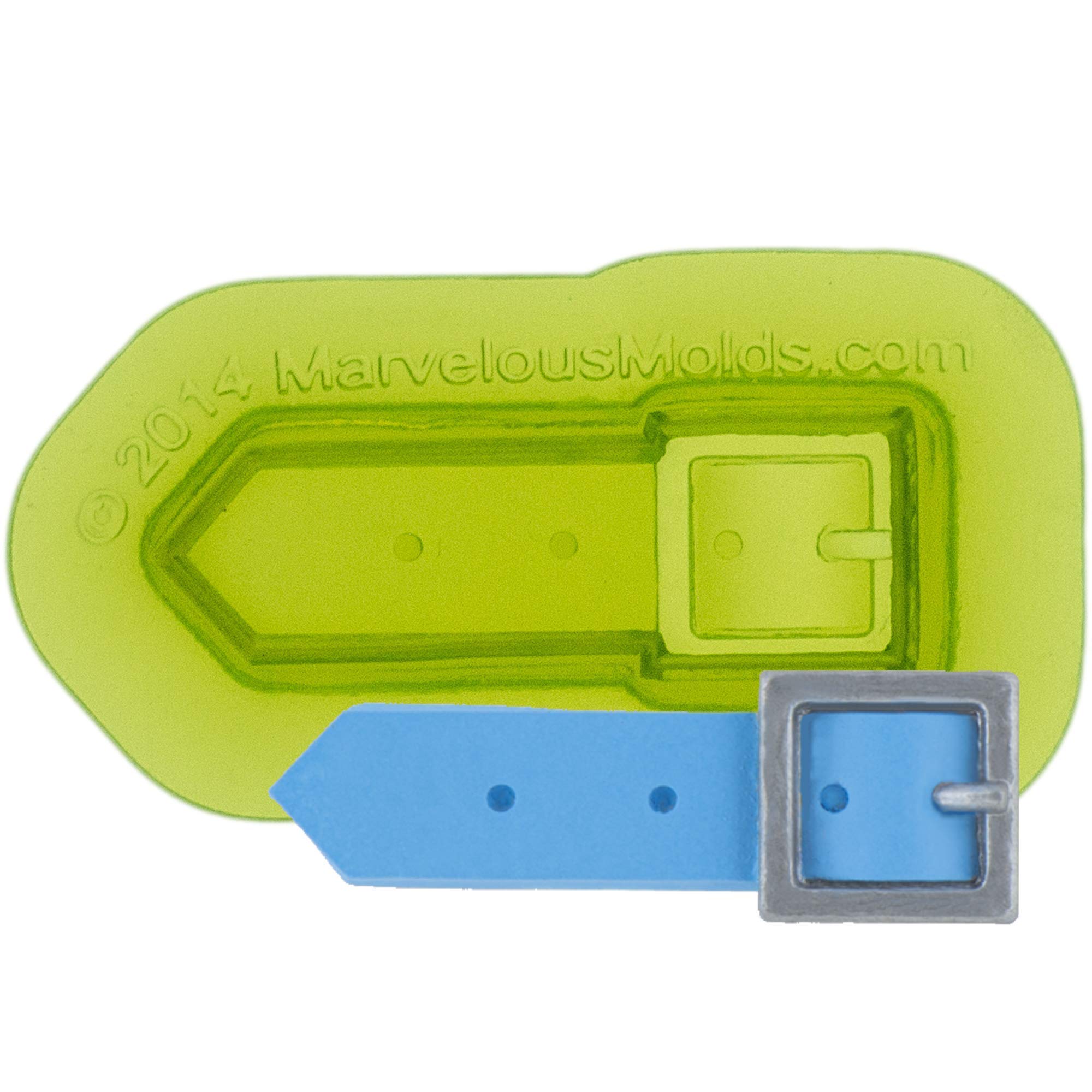 Marvelous MoldsSmall Buckle Silicone Mold for Cake Decorating with Fondant and Gum Paste Icing
