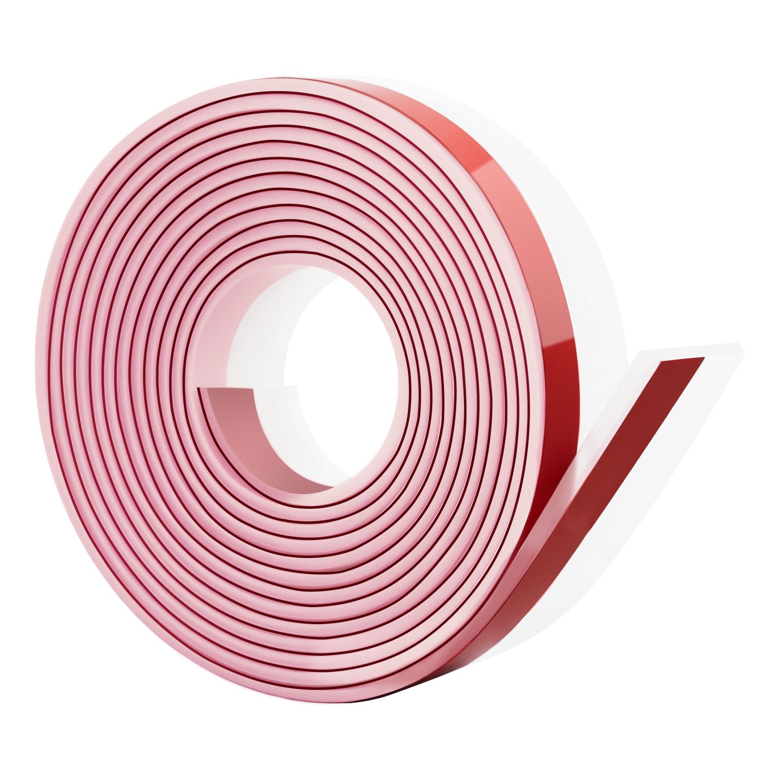 Bande d'étanchéité en silicone flexible anti-courant d'air pour porte et fenêtre 5,1 cm x 6,1 m