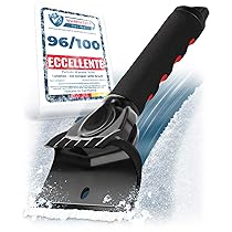 LYVANAS spatola per Ghiaccio Auto – Veloce e Resistente con Impugnatura ergonomica – Raschietto efficiente e Sicuro Realizzato con Materiali di Alta qualità – Ice Scraper