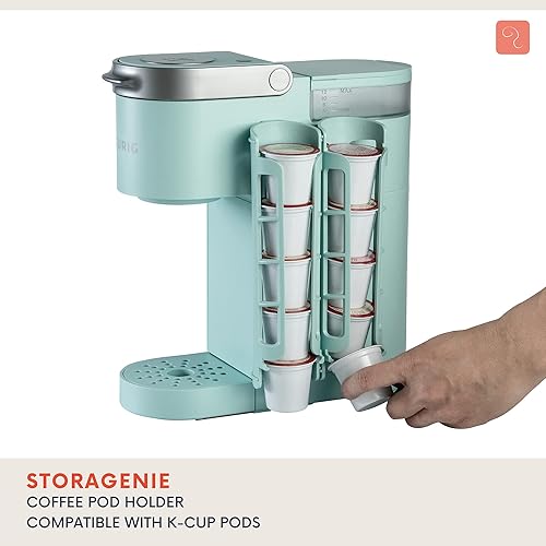 Miniatura 44 de STORAGENIE Soportes para tazas K, soportes para cápsulas de café para Keurig, soportes para KCup, almacenamiento de cápsulas K que ahorran espacio,
