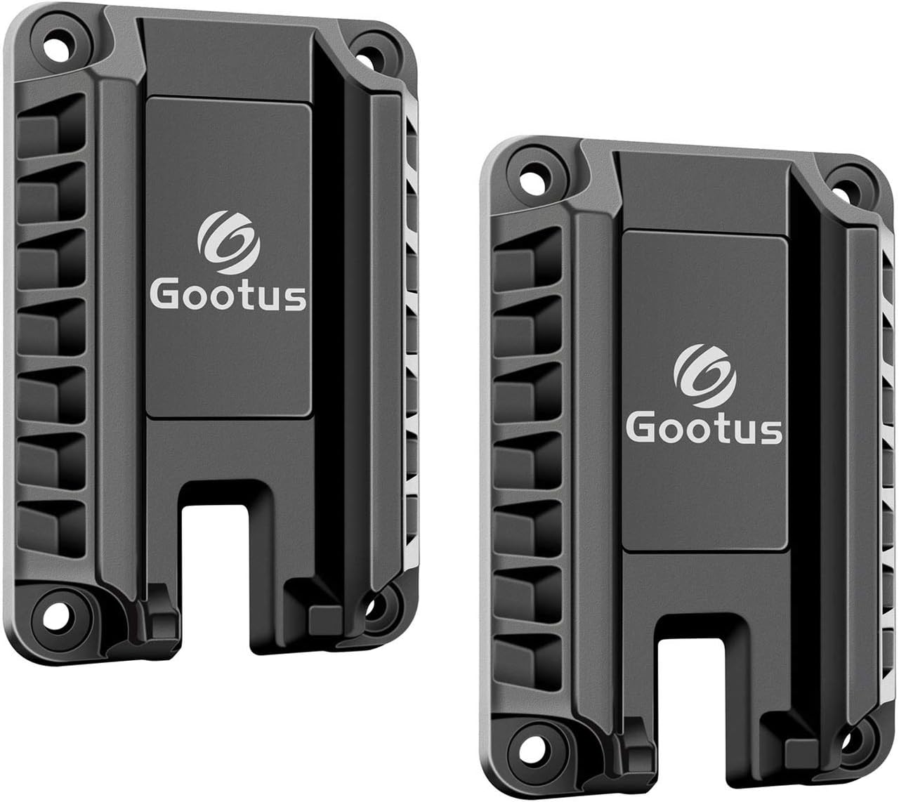 Gootus Gun Magnet Mount Holster - Updated Quick Load & Draw Magnetic Pistol Holder for Car and Home