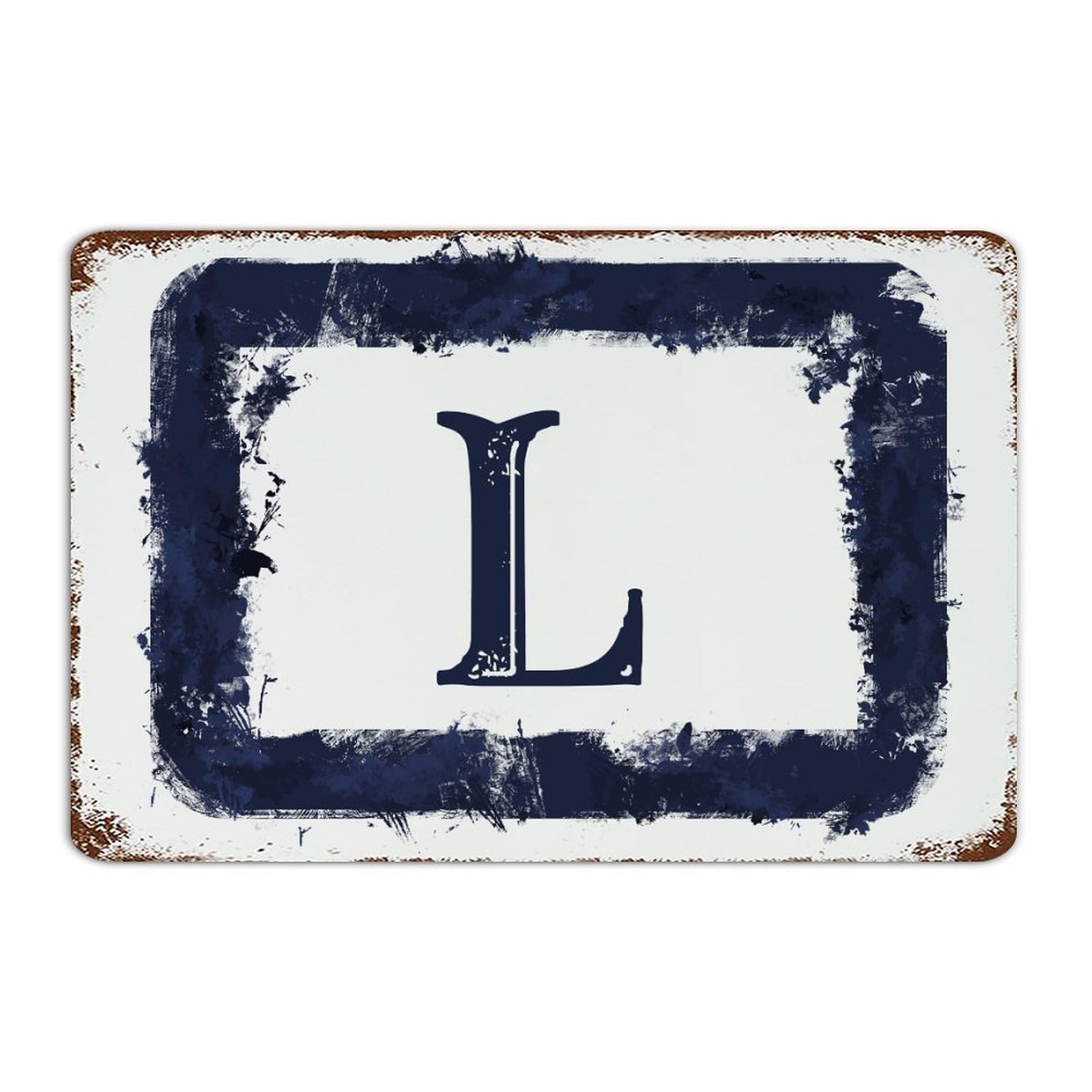 Lettre L en métal 30,5 x 45,7 cm objet déco vintage salon maison