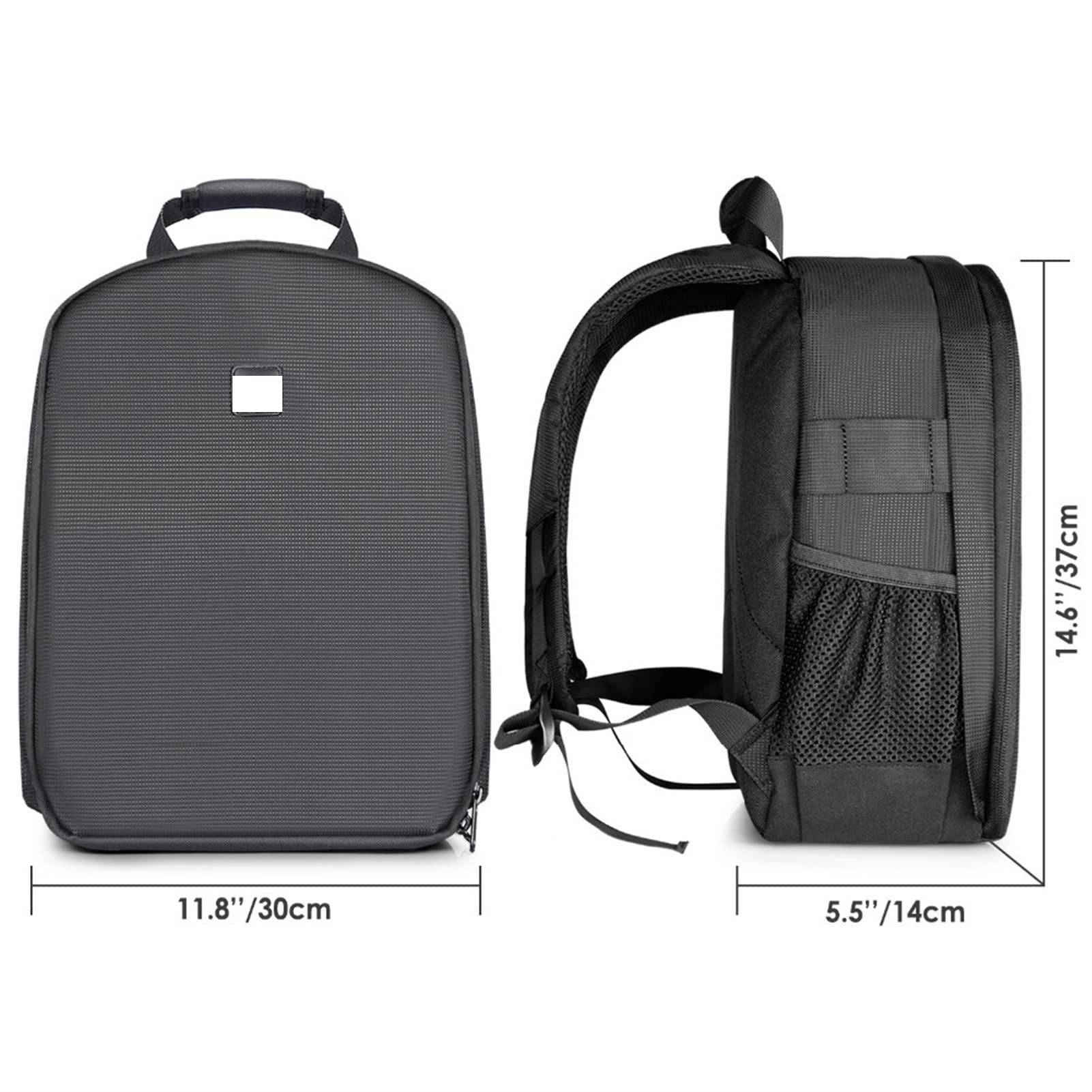 Mochila de protección de partición Impermeable y a Prueba de Golpes a Prueba de Golpes, Adecuado for SLR/Digital SLR/batería de Lente de cámara sin Espejo Protección de cámara(Rosso)